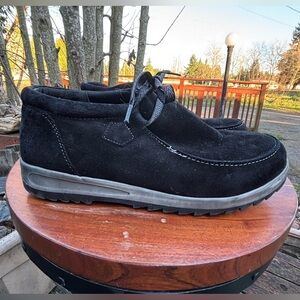 David Tate Size 9W Women’s Black Suede Loafers